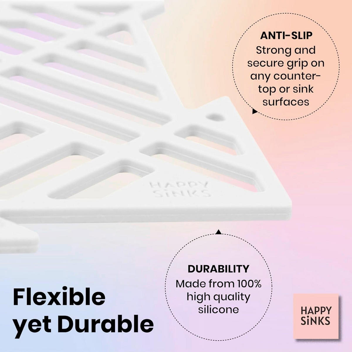 SPÜLBECKENEINLAGE  - Weiß, Basics, Kunststoff (16/16cm) - HAPPY SINKS