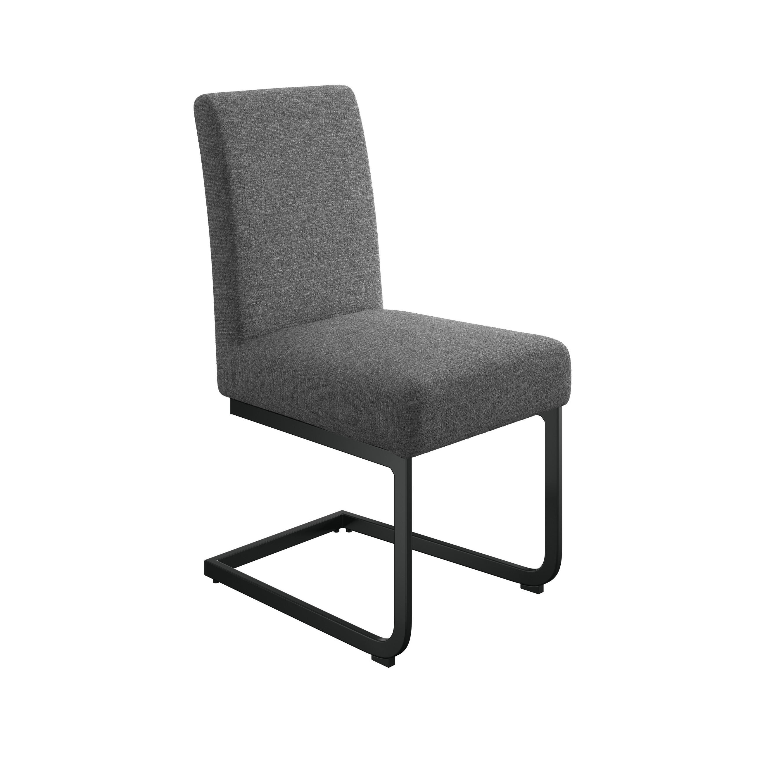 Schwingstuhl Terri Anthrazit Gepolstert