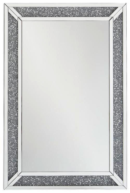 FALI TÜKÖR 80/120/4 cm    - ezüst, Lifestyle, faalapú anyag/Üveg (80/120/4cm) - Xora