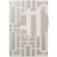 WEBTEPPICH 160/235 cm Perles Creme, Grau rechteckig  - Creme/Grau, Design, Kunststoff (160/235cm) - Elle Decoration