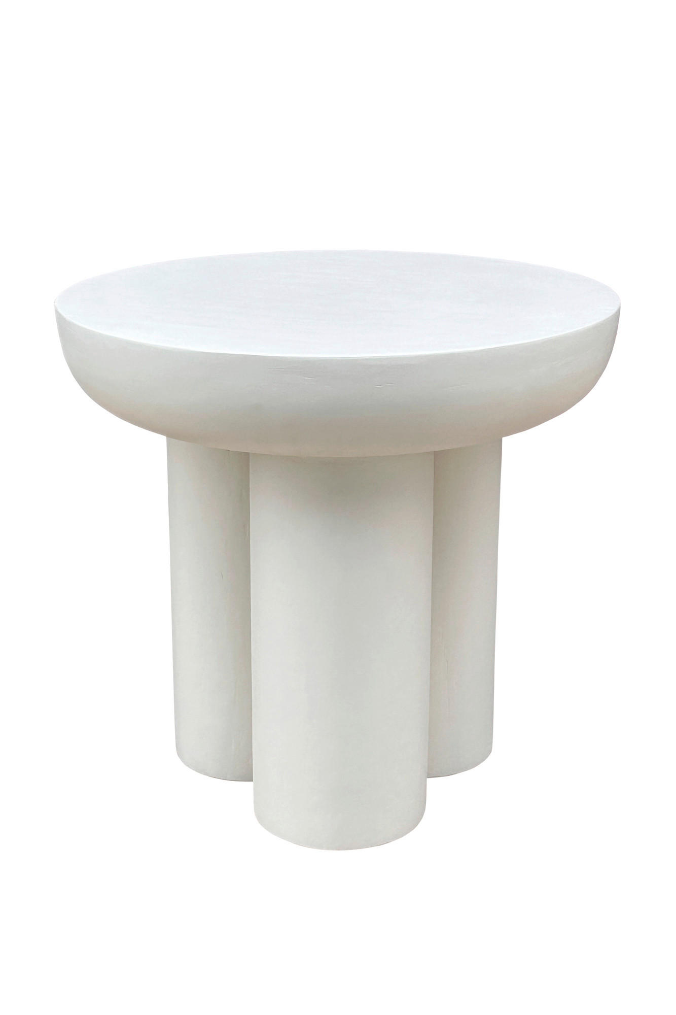 BEISTELLTISCH in Stein, Holzwerkstoff 50/50/47 cm  - Weiß, Design, Holzwerkstoff/Stein (50/50/47cm) - MID.YOU