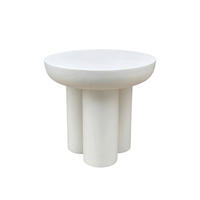 BEISTELLTISCH in Stein, Holzwerkstoff 50/50/47 cm  - Weiß, Design, Holzwerkstoff/Stein (50/50/47cm) - MID.YOU