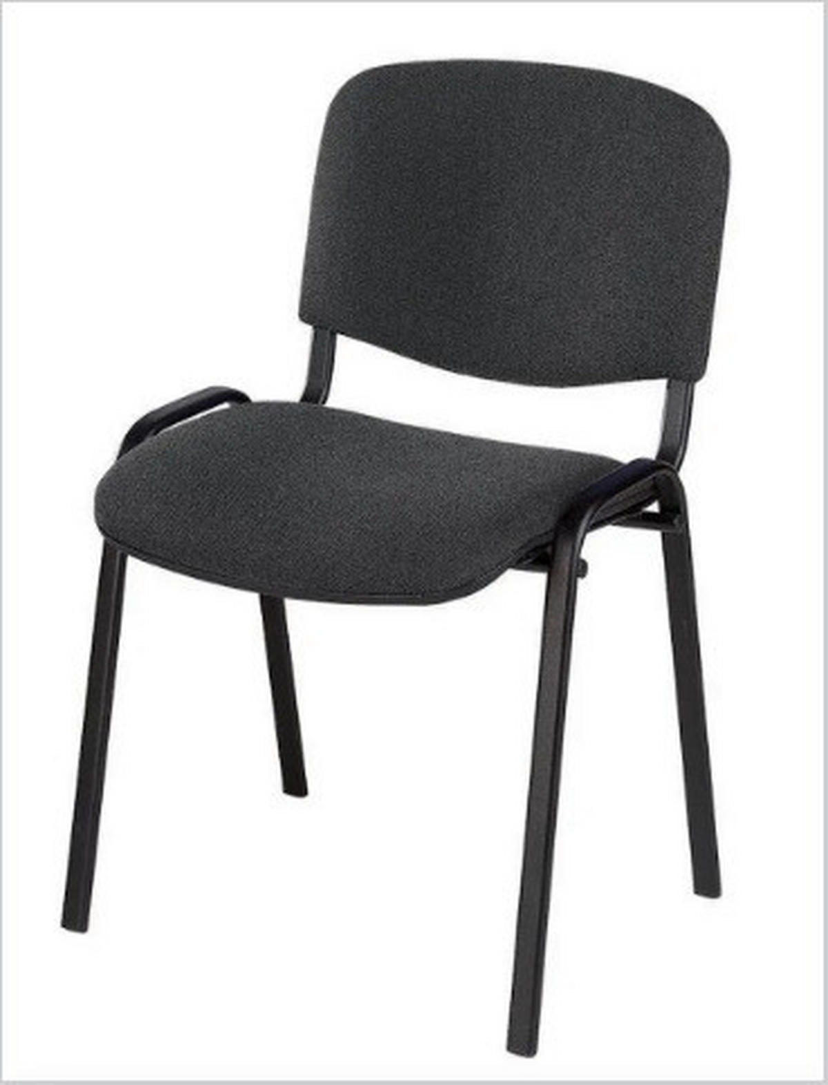 KONFERENCIJSKA STOLICA  siva  metal, plastika, tekstil  - siva/crna, Moderno, metal/tekstil (54/80/55cm)