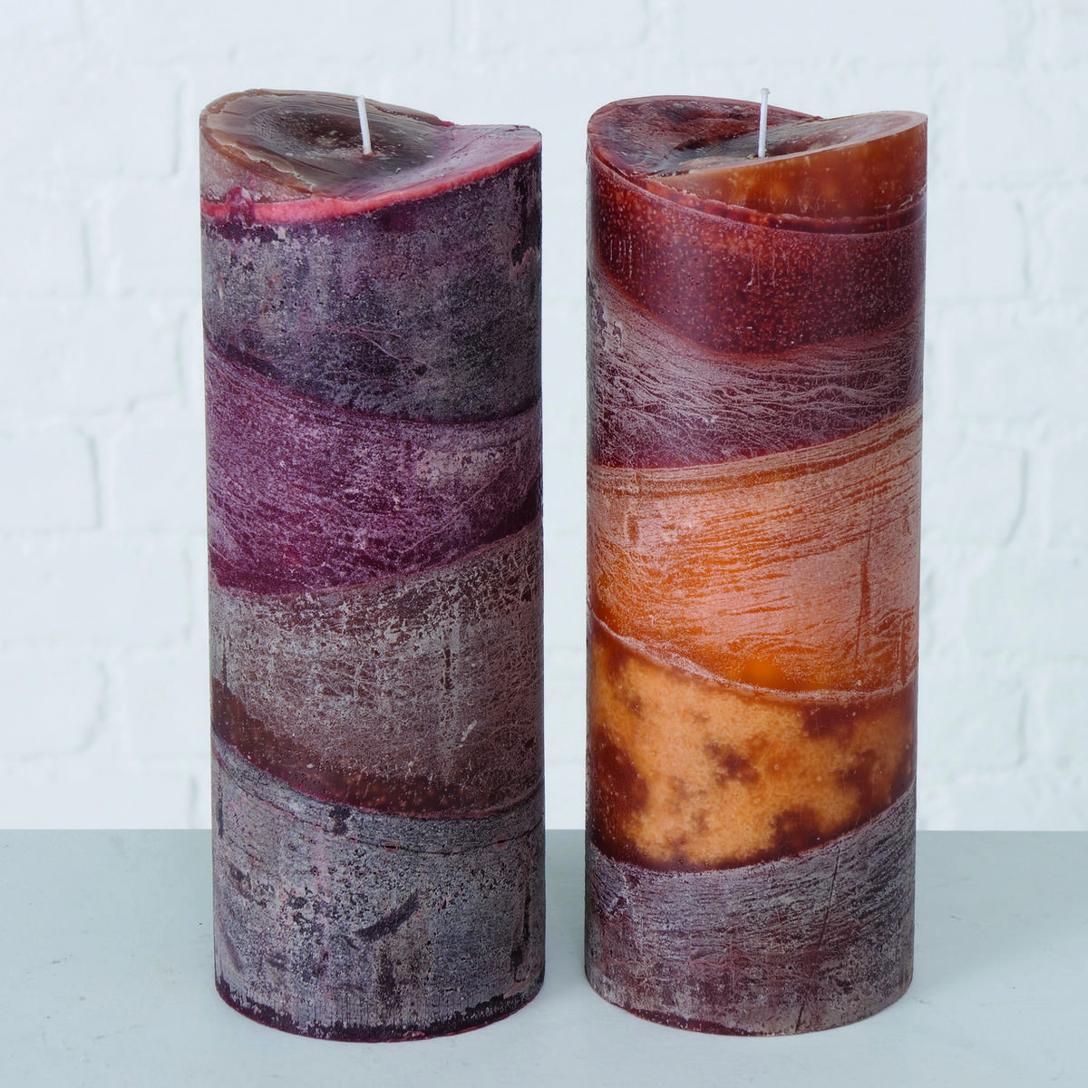 BLOCKLJUS 10/25 cm  - orange/röd, Basics, naturmaterial (10/25cm)