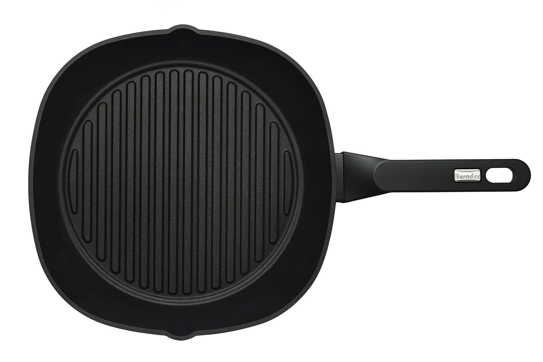 GRIL-TIGANJ 28 cm - crna, Osnovno, metal (28cm)