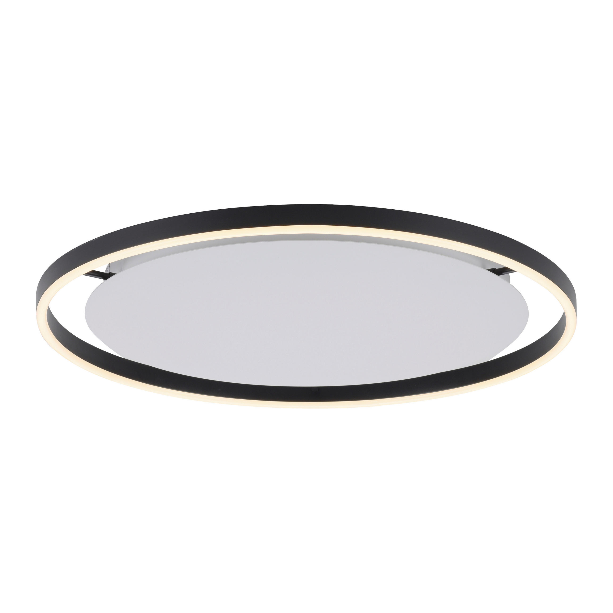 LED-DECKENLEUCHTE 58,5/58,5/5,3 cm   - Anthrazit, Design, Kunststoff/Metall (58,5/58,5/5,3cm) - Just Light