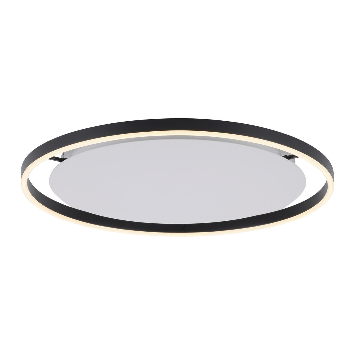 LED-DECKENLEUCHTE 58,5/58,5/5,3 cm   - Anthrazit, Design, Kunststoff/Metall (58,5/58,5/5,3cm) - Just Light