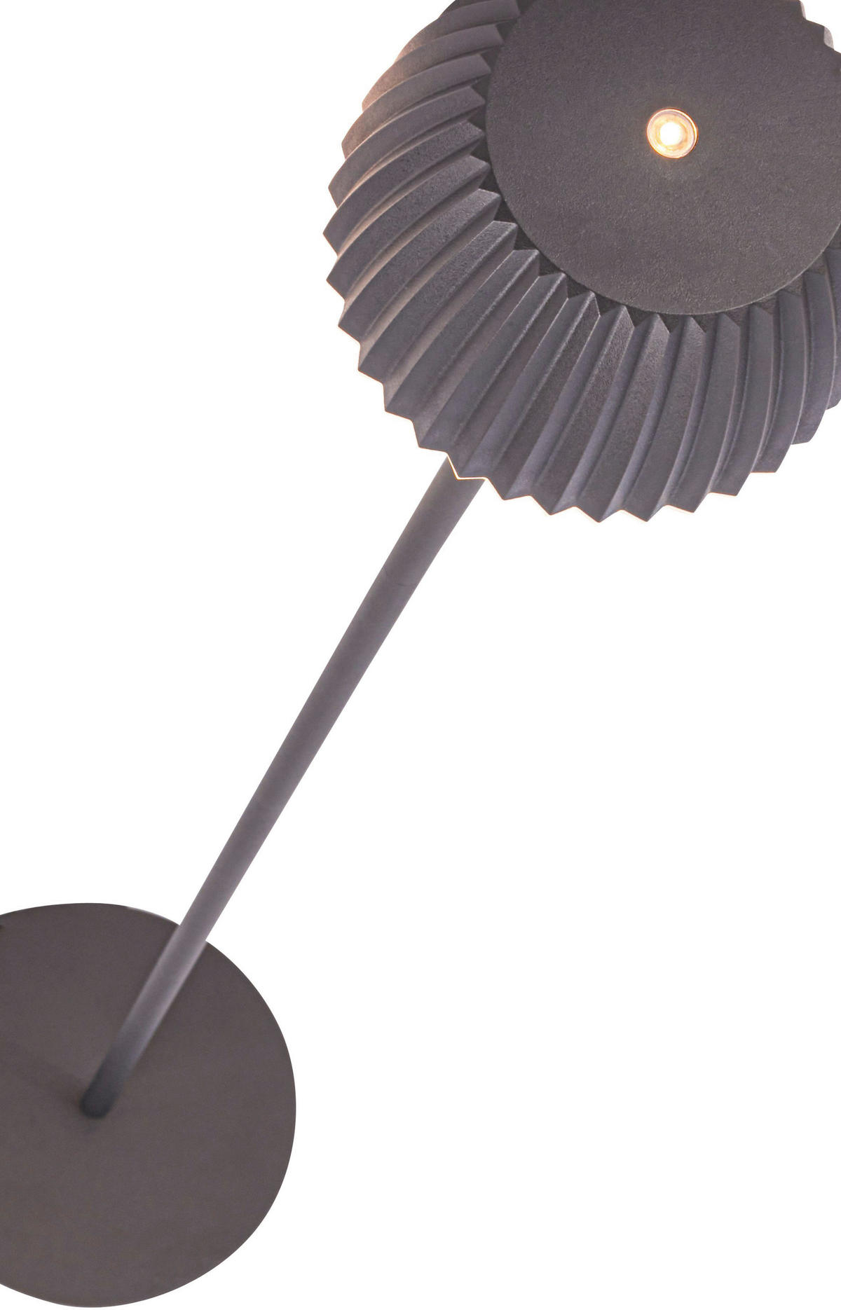 AKKU-STEHLEUCHTE 19/123,5 cm    - Schwarz, Basics, Kunststoff/Metall (19/123,5cm)