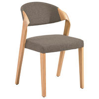 STUHL Braun, Eichefarben Altholz, Eiche massiv  - Eichefarben/Braun, Design, Holz/Textil (53/82/57cm) - Voglauer