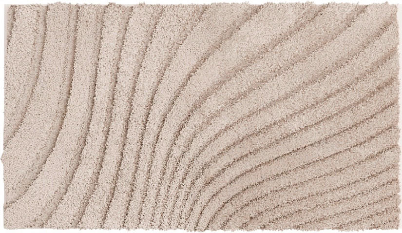 BADEMATTE Beige 60/100 cm  - Beige, Basics, Kunststoff/Textil (60/100cm) - Grund