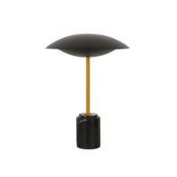 TISCHLEUCHTE - Schwarz, Design, Metall (30/42/30cm)
