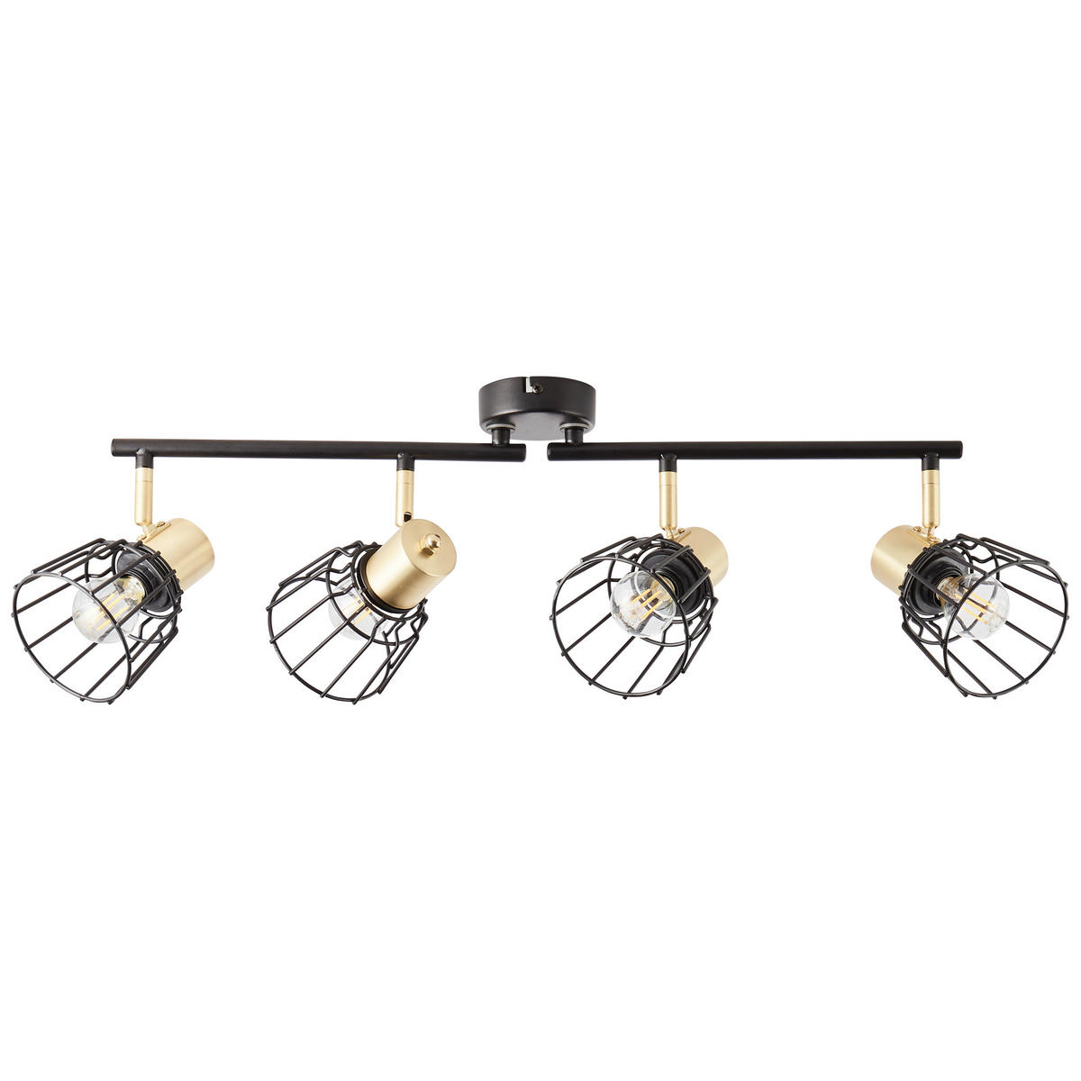 STRAHLER - Messingfarben/Schwarz, Basics, Metall (18/60/28cm) - Brilliant