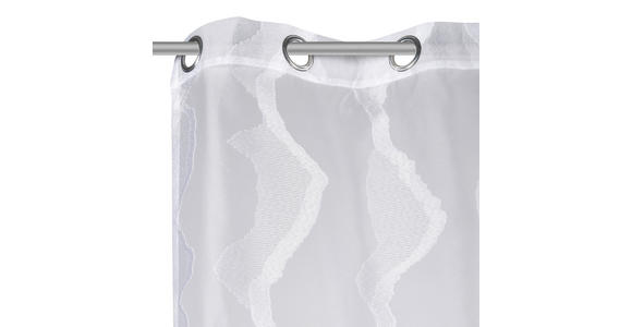 ÖSENSCHAL MELLOW transparent 140/245 cm   - Weiß, Design, Textil (140/245cm) - Dieter Knoll