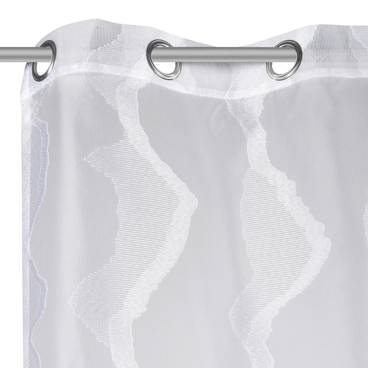 ÖSENSCHAL MELLOW transparent 140/245 cm   - Weiß, Design, Textil (140/245cm) - Dieter Knoll