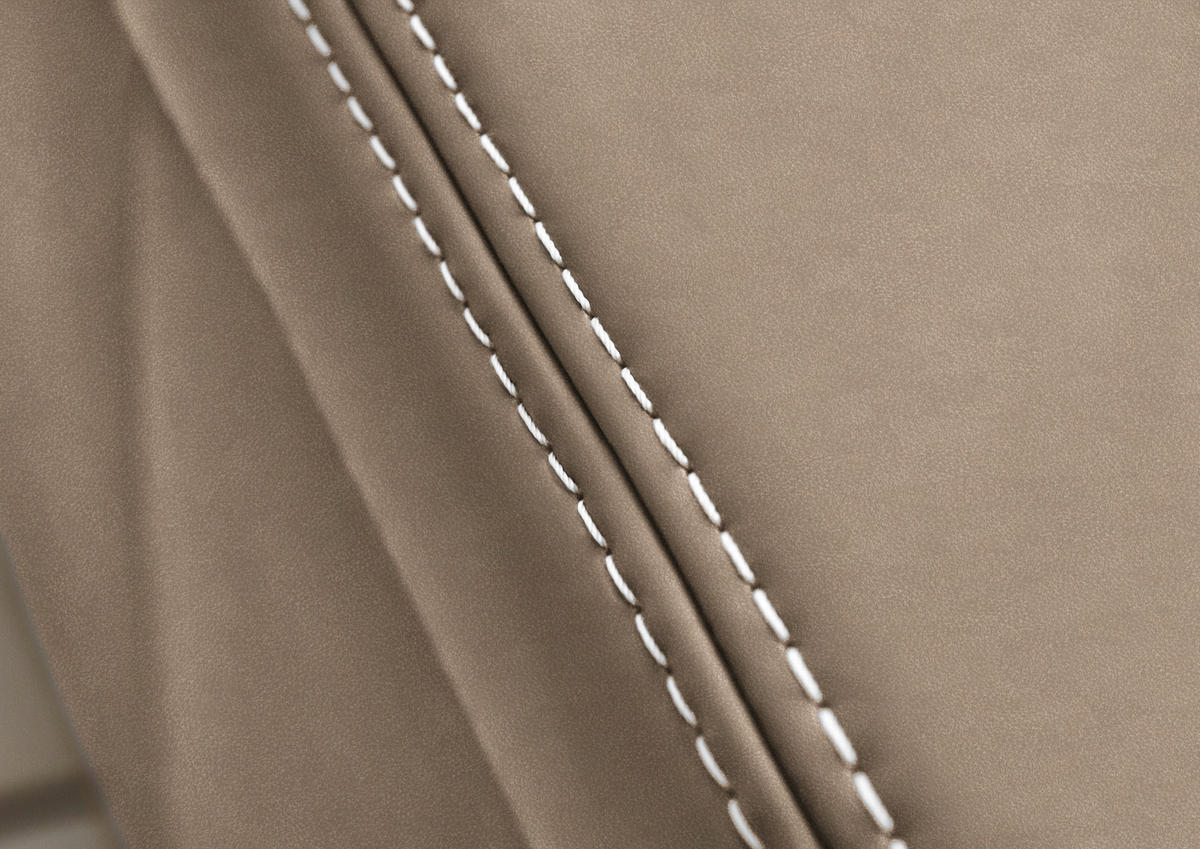 ECKSOFA  in Echtleder Greige  235/274 cm  - Greige/Eichefarben, KONVENTIONELL, Leder/Holzwerkstoff (235/274cm) - Beldomo Premium