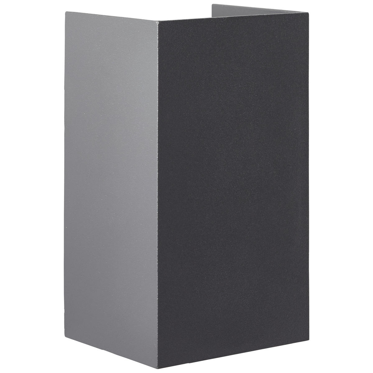 WANDLEUCHTE   - Dunkelgrau, Basics, Glas/Metall (13.6/8/6.8cm) - Brilliant