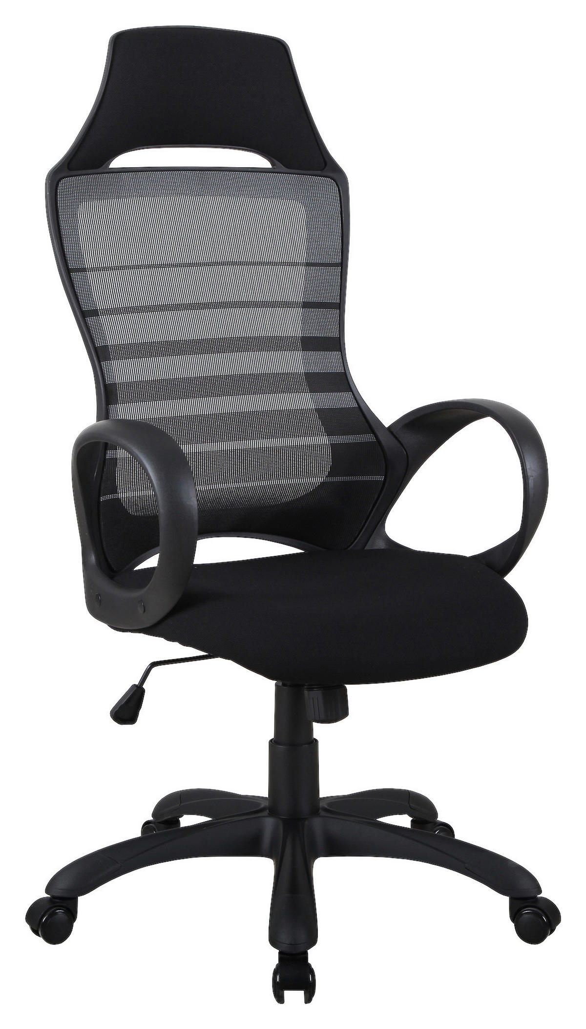 OKRETNA STOLICA  siva, crna   - siva/crna, Dizajnerski, drvo/metal (63/131/64cm) - Xora