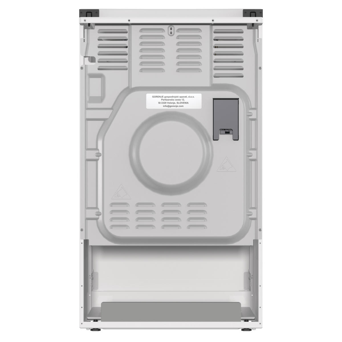 HERD GG5A13WH  - Weiß, Trend, Glas/Kunststoff (50/85/59,4cm) - Gorenje