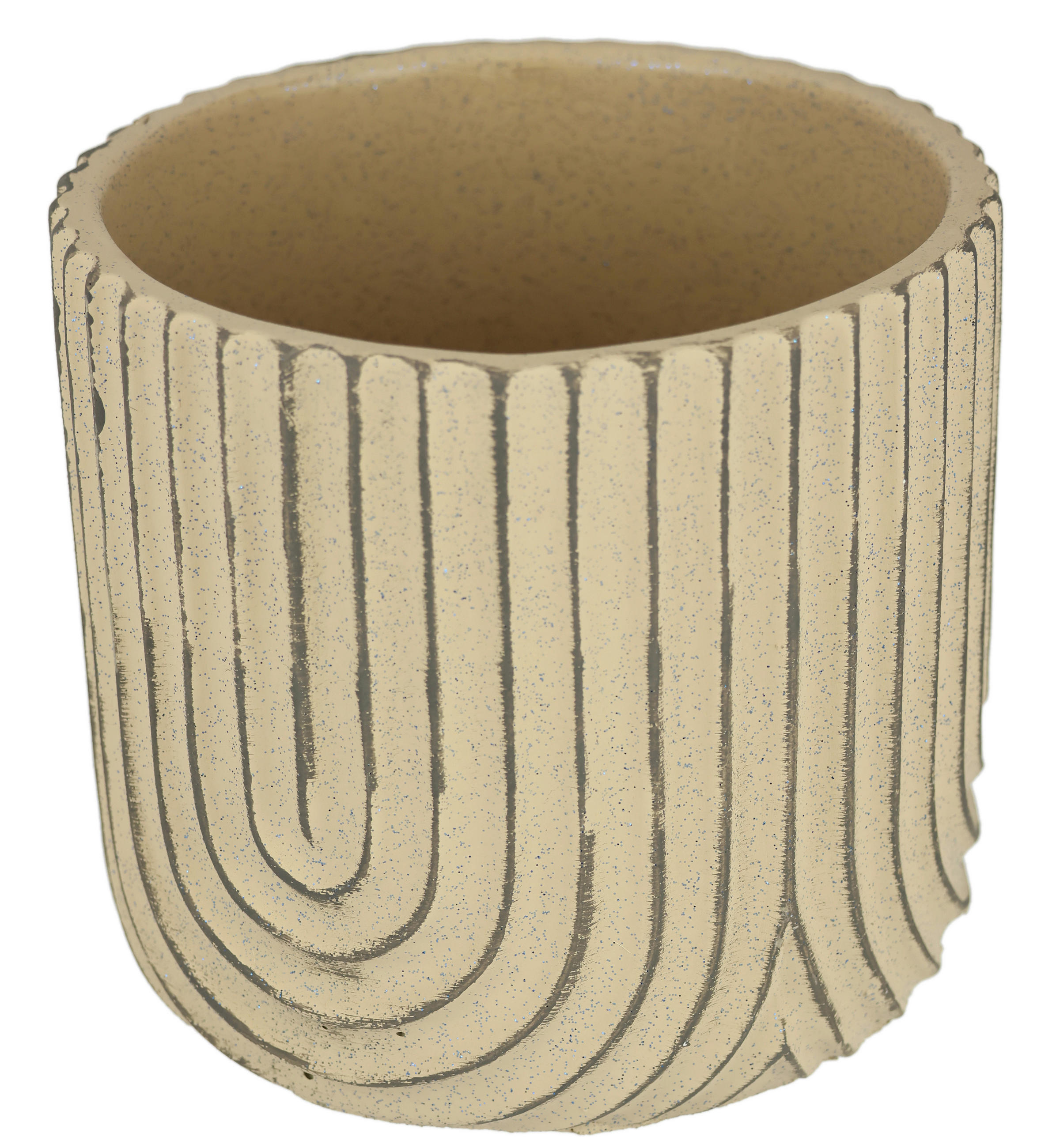ÜBERTOPF 13,5/13 cm Beige  - Beige, Basics, Stein (13,5/13cm)