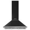 DUNSTABZUGSHAUBE KPF9AN  - Anthrazit, Basics, Metall (89,6/122,7/49,5cm) - SMEG