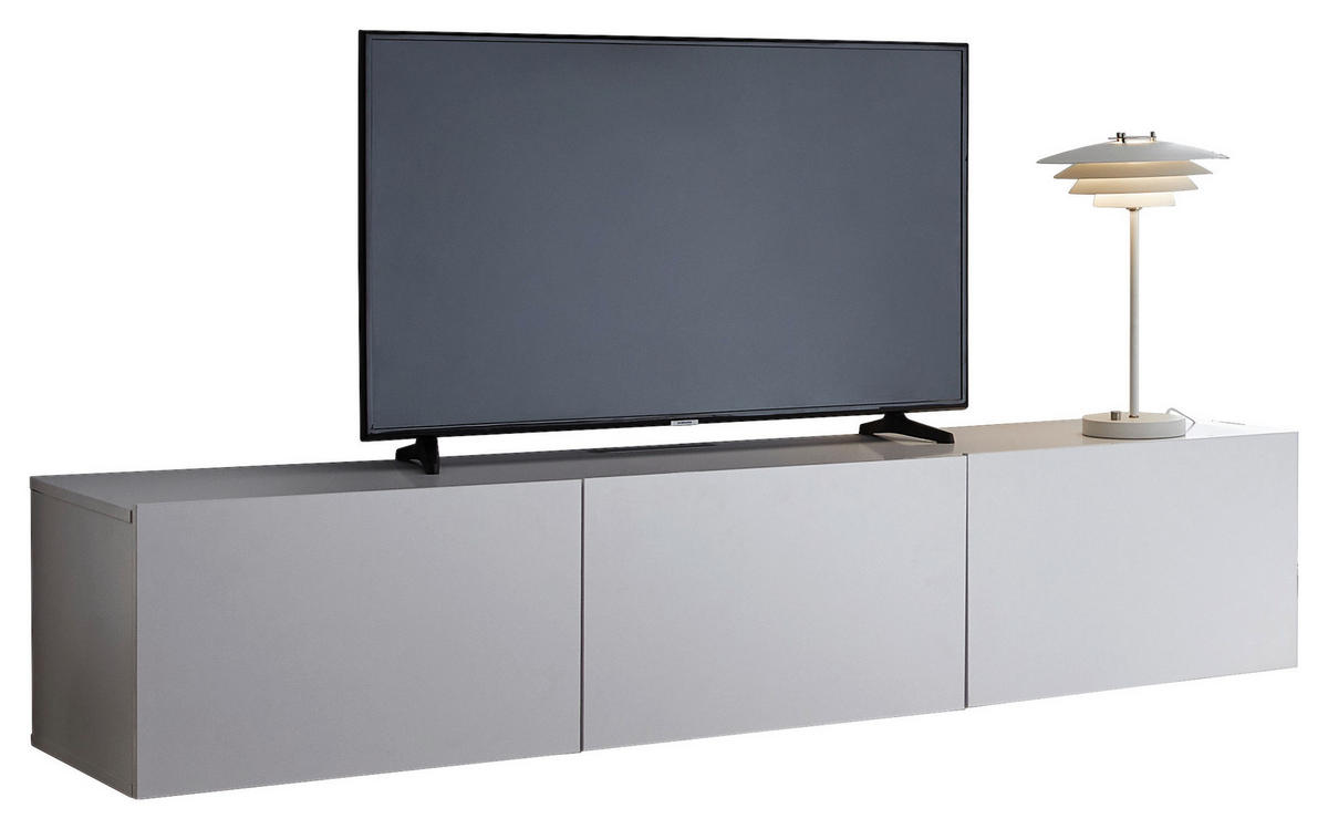 LOWBOARD  in 180/36,7/42 cm  - Weiß, Design, Holzwerkstoff (180/36,7/42cm) - Hom`in