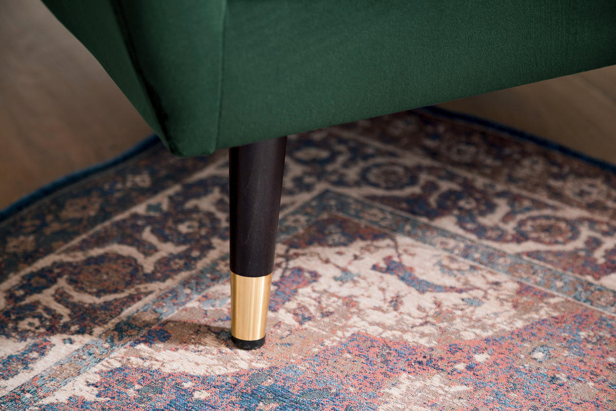 2-SITZER-SOFA JAPAN-2S SOFA in Samt Grün  - Grün, MODERN, Textil (167/84/93cm) - MID.YOU