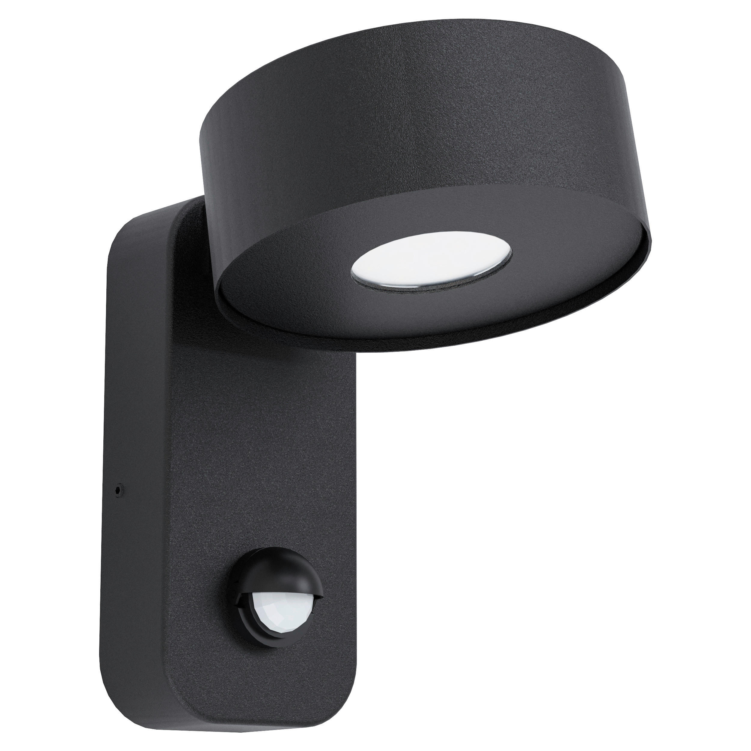 AUSSENWANDLEUCHTE - Transparent/Schwarz, Design, Kunststoff/Metall (17/11,5/15,5cm) - Eglo