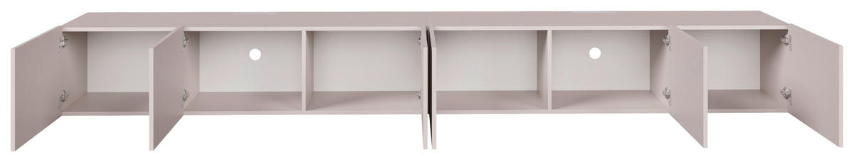 LOWBOARD  300/36,7/42 cm  Beimöbel erhältlich, umfangreiches Zubehör erhältlich, hängend, in verschiedenen Größen erhältlich  - Kaschmir, Design, Holzwerkstoff (300/36,7/42cm) - Hom`in