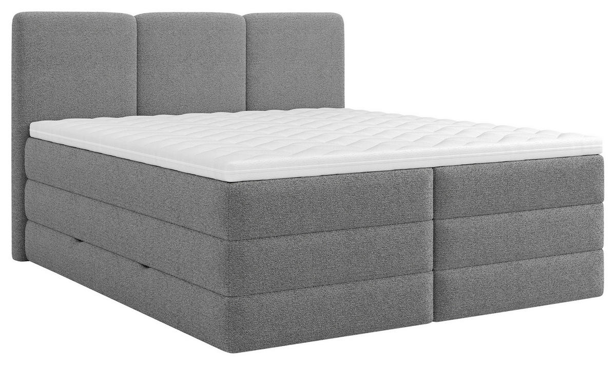 BOXSPRINGBETT 180/200 cm  in Anthrazit  - Anthrazit/Schwarz, MODERN, Holz/Holzwerkstoff (180/200cm) - MID.YOU