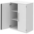 AKTENSCHRANK Weiß  - Weiß, KONVENTIONELL, Holzwerkstoff (80/111,7/43cm) - Moderano