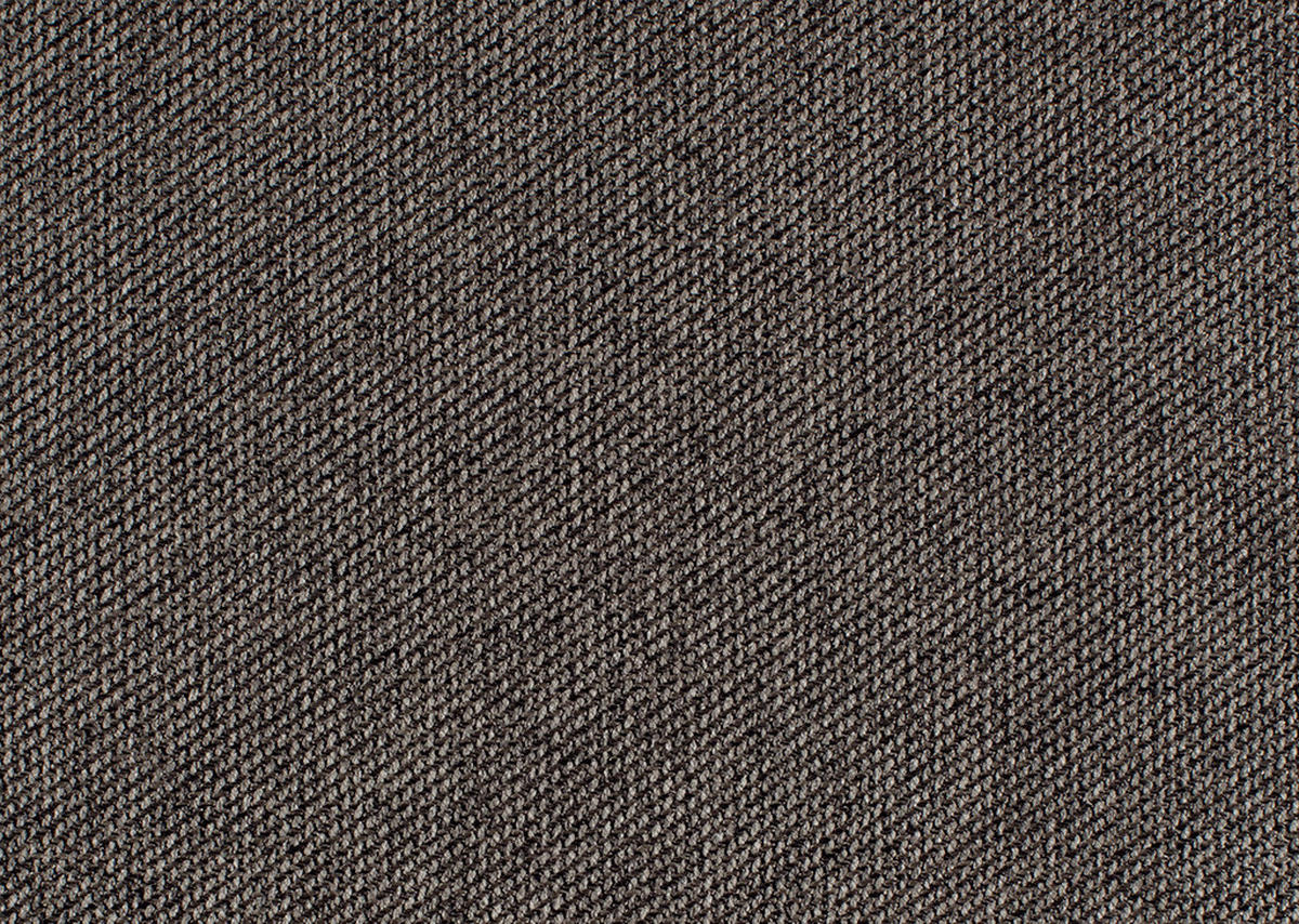 BOXSPRINGSOFA in Webstoff Dunkelbraun  - Dunkelbraun/Schwarz, Design, Textil/Metall (202/93/100cm) - Novel