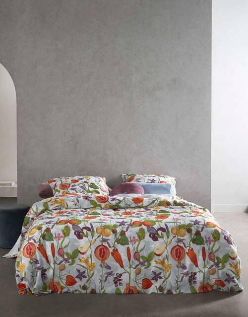 BETTWÄSCHE PHAEDRA DUVET Satin  - Blau, KONVENTIONELL, Textil (200/200cm) - Essenza