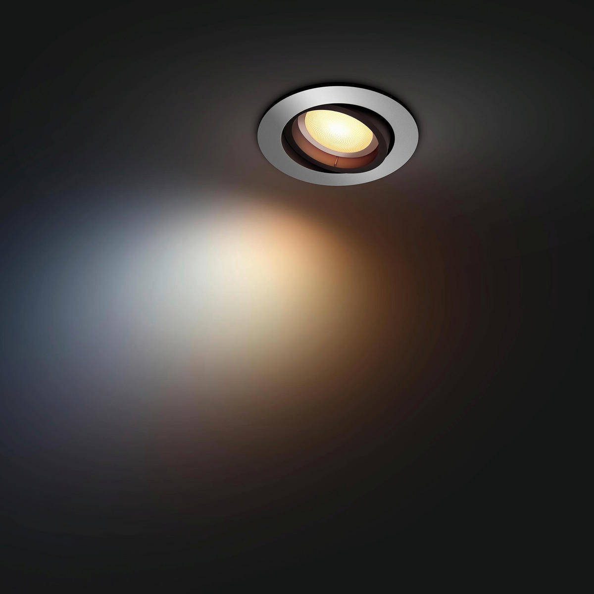 LED-DECKENSTRAHLER Milliskin 9/9/10 cm   - Silberfarben, Basics, Kunststoff (9/9/10cm) - Philips HUE