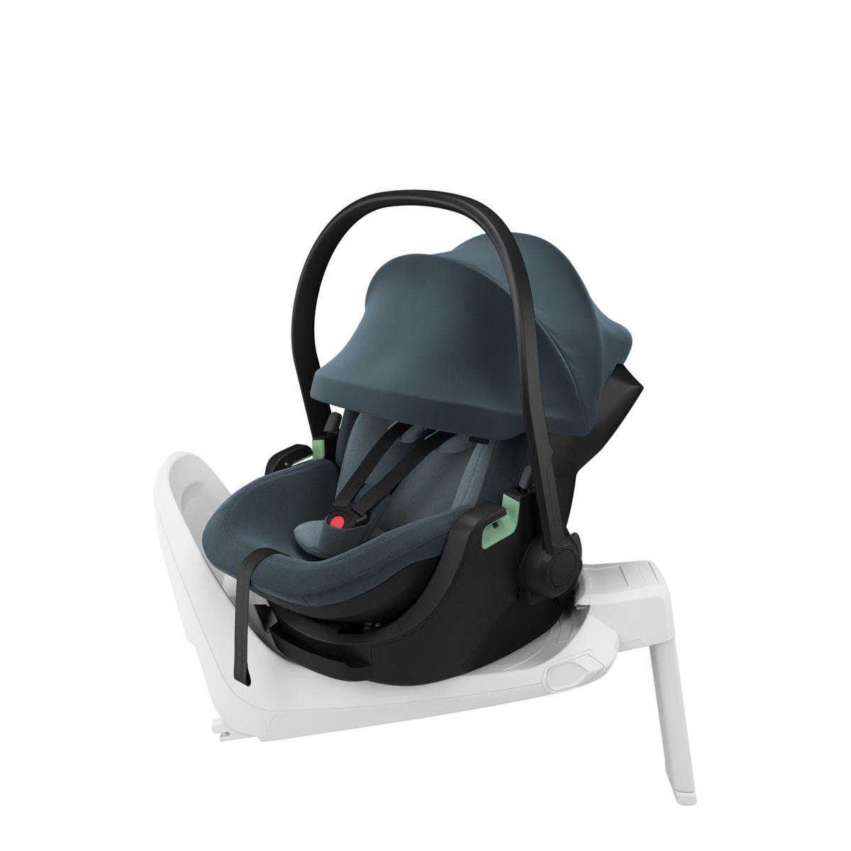 BABYSCHALE  Maple Darkest Blue  - Dunkelblau, Basics, Kunststoff/Textil (44/61/72cm) - Thule
