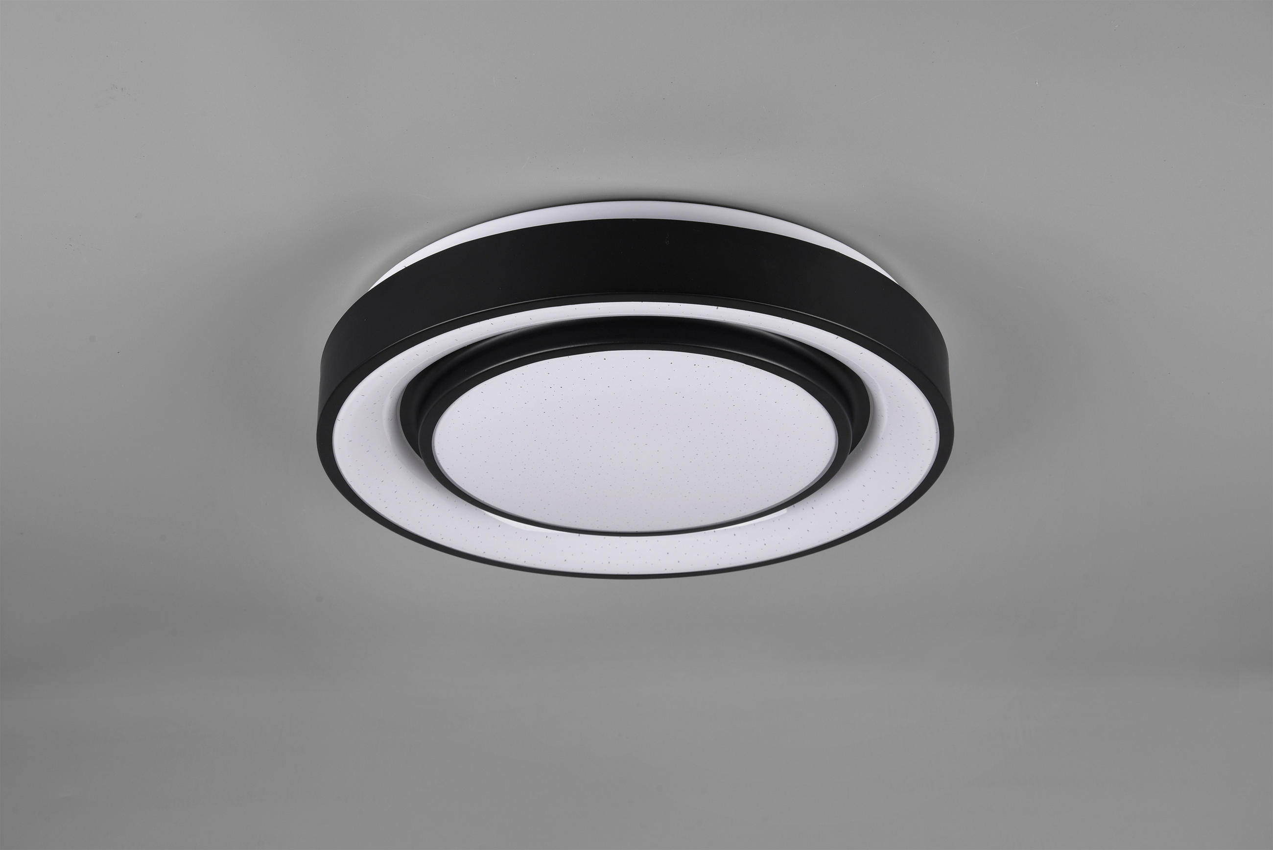 LED-DECKENLEUCHTE 20 W  38/7,5 cm    - Schwarz, Basics, Metall (38/7,5cm)