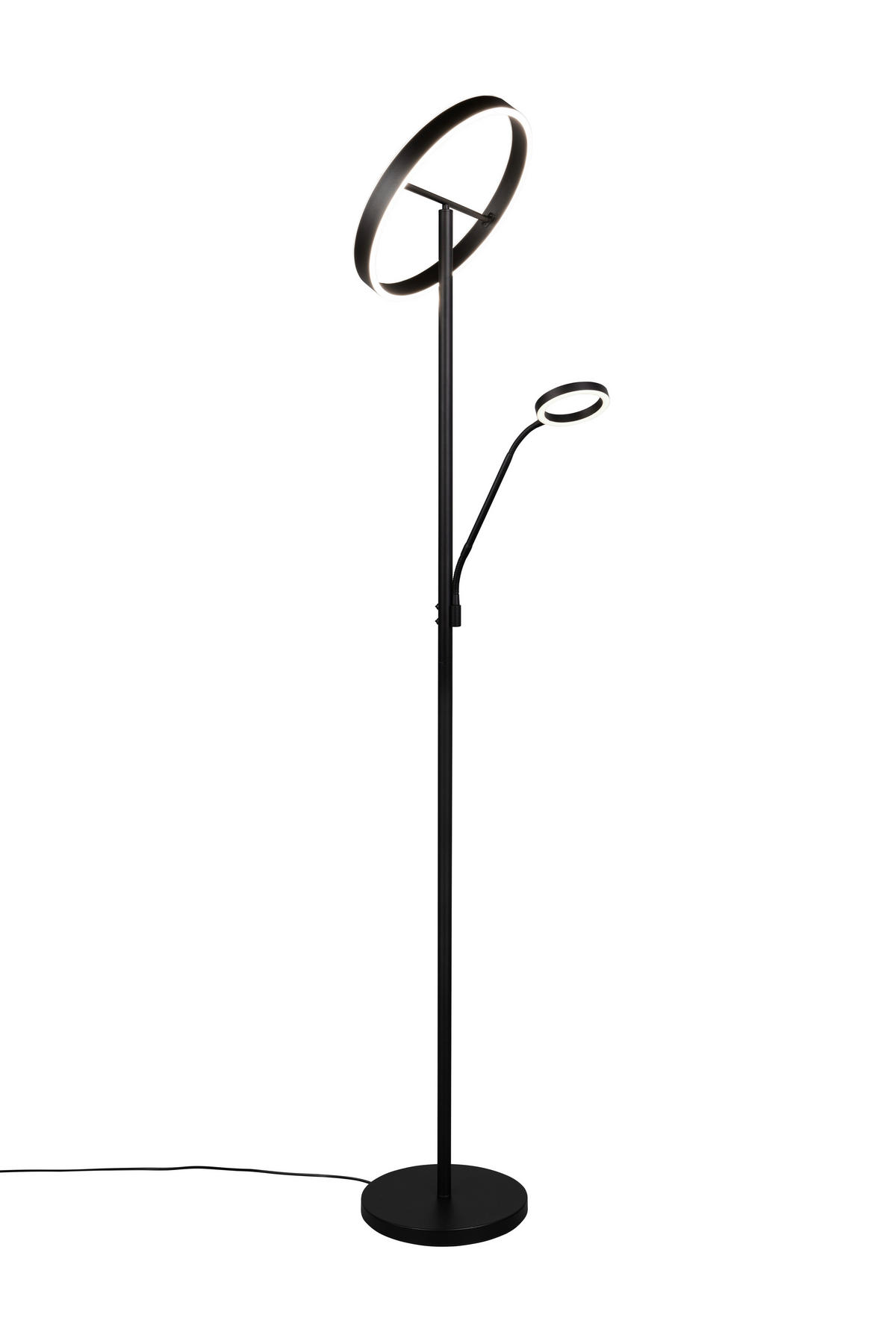 LED-STEHLEUCHTE - Schwarz, Design, Metall (40/180cm) - Trio Leuchten
