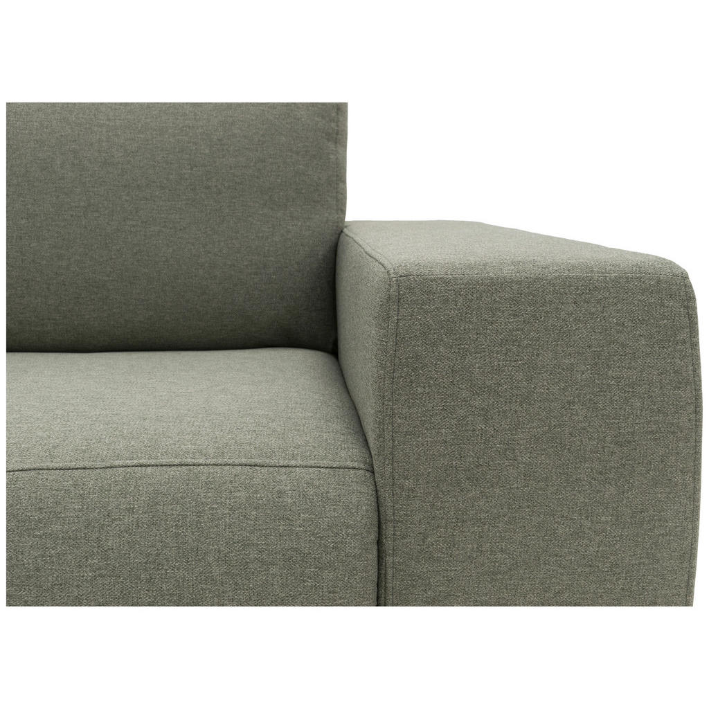Thumbnail - Looks by W.Joop Ecksofa Looks VI, Graubraun, Textil, Uni, 3-Sitzer, Füllung: Schaumstoff, seitenverkehrt montierbar, L-F...