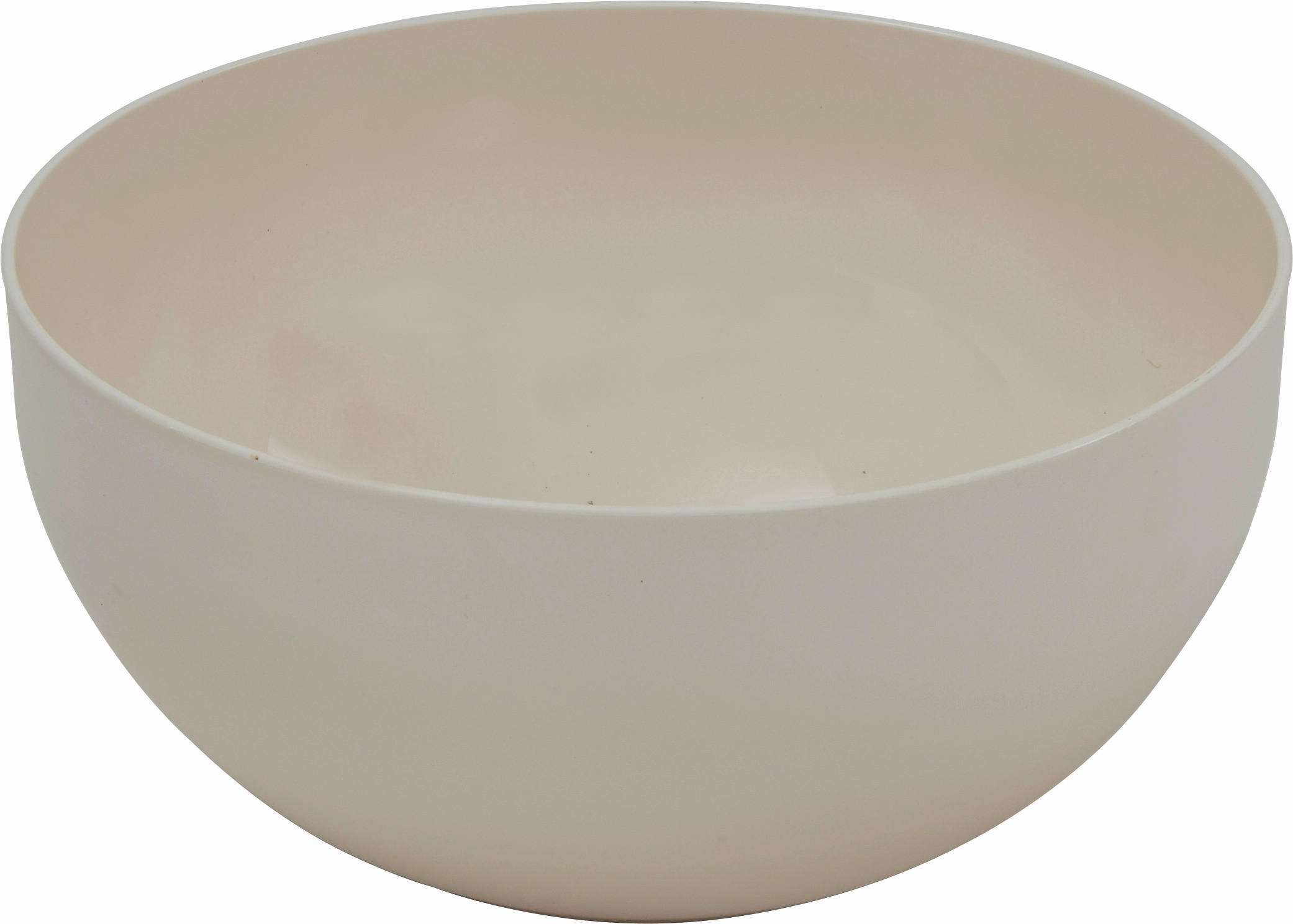 Schüssel Kunststoff Creme Ganja 6 L , Dxh: 28x13,5 Cm