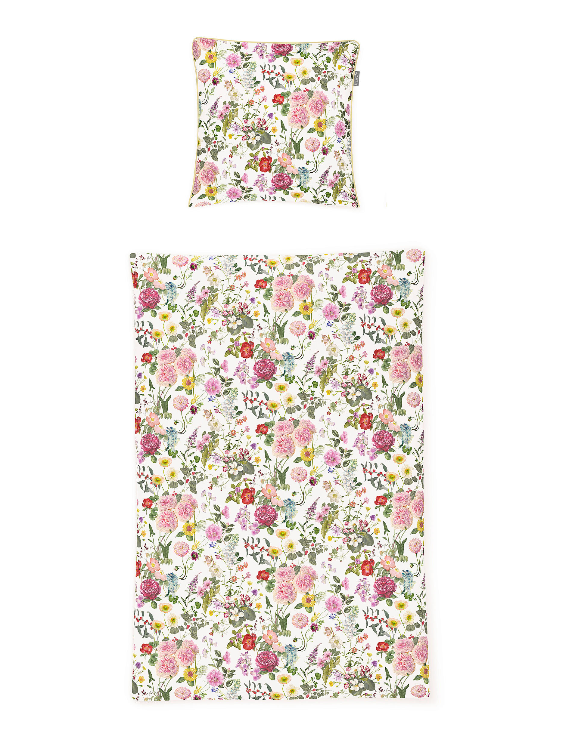 BETTWÄSCHE Makosatin 155/200 cm  - Weiß, KONVENTIONELL, Textil (155/200cm) - Irisette