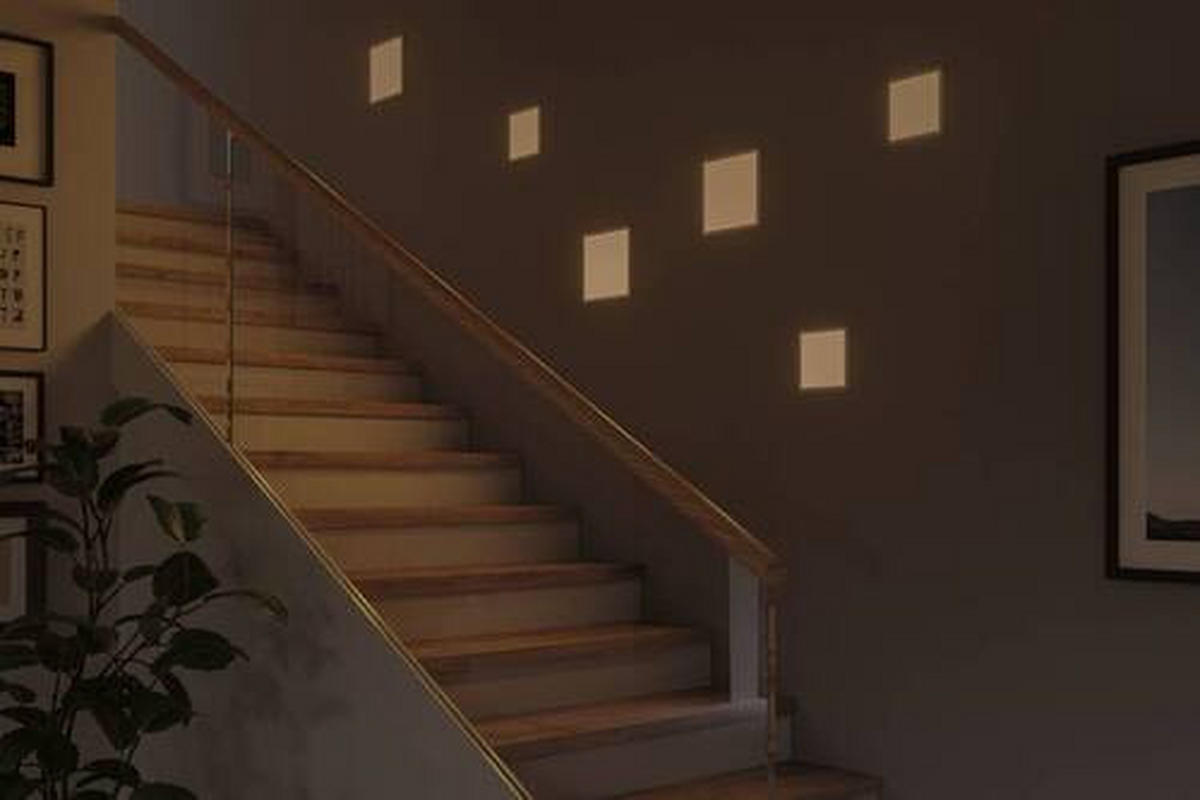 LED-PANEEL 17,5/17,5/1,2 cm   - Weiß, Design, Kunststoff (17,5/17,5/1,2cm) - Paulmann
