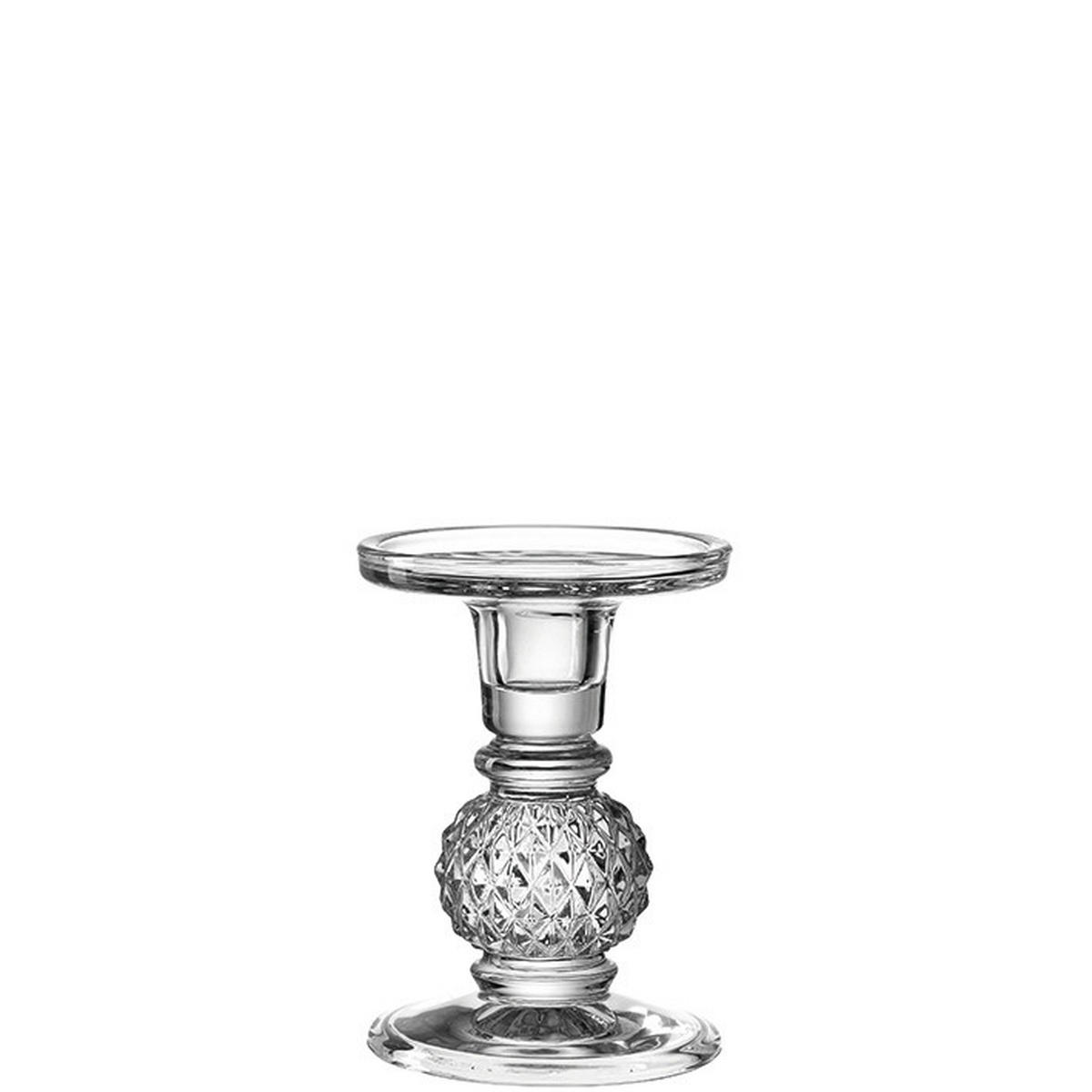KERZENHALTER - Transparent, Basics, Glas (9,20/12,80cm) - Leonardo