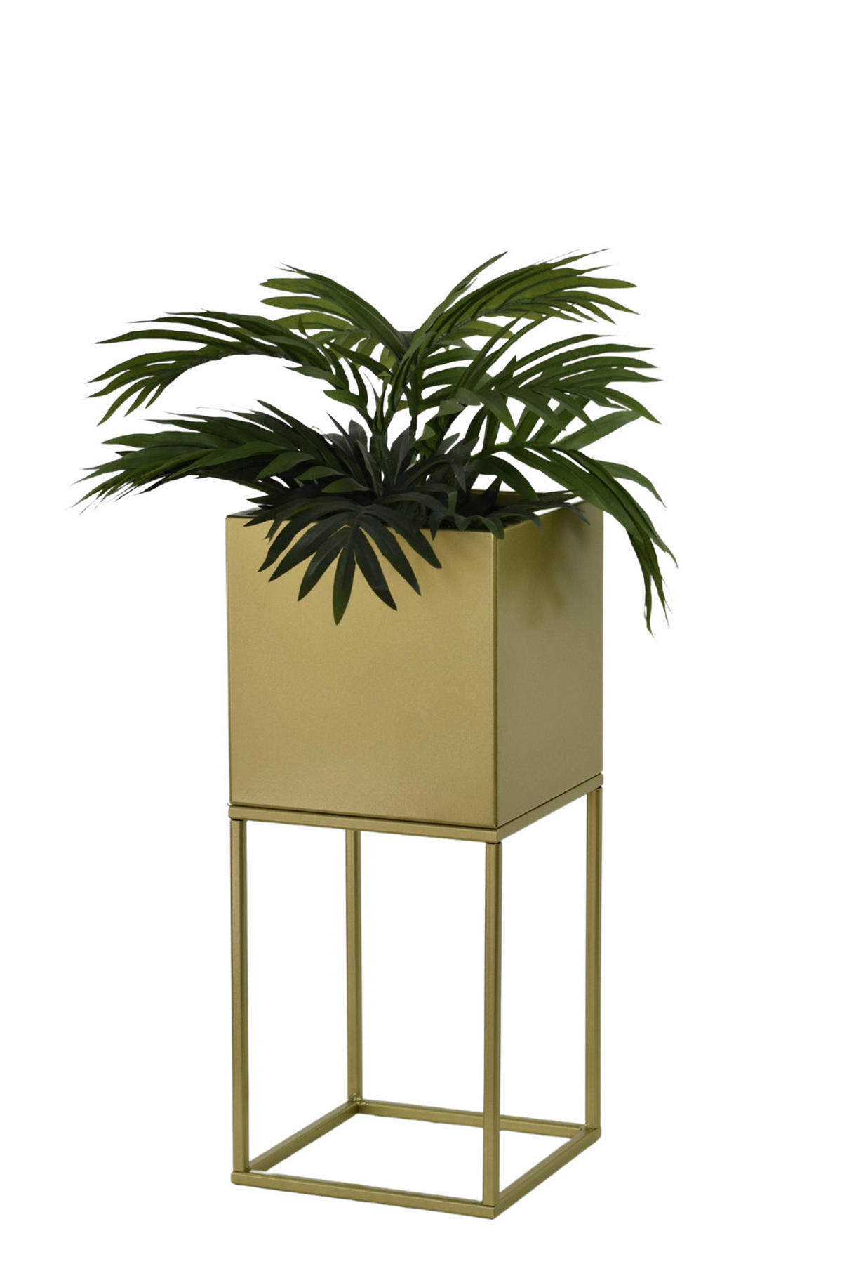 BLUMENSTÄNDER in Metall  - Goldfarben, Basics, Metall (19/47/19cm)