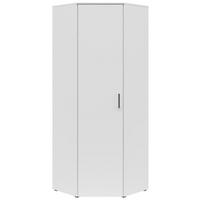 ORMAR KUTNI bijela   - bijela/crna, Moderno, drvni materijal/plastika (71,5/195/71,5cm) - Carryhome