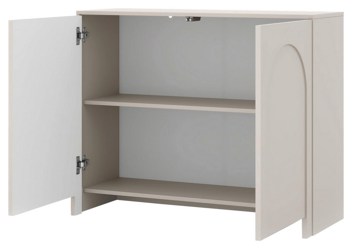 KOMMODE Arco  in 103,5/83/35 cm  - Kaschmir, Design, Holzwerkstoff (103,5/83/35cm) - Boxxx