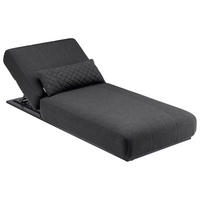 SONNENLIEGE 213/33/90 cm  - Anthrazit/Grau, Basics, Textil/Metall (213/33/90cm) - Kettler