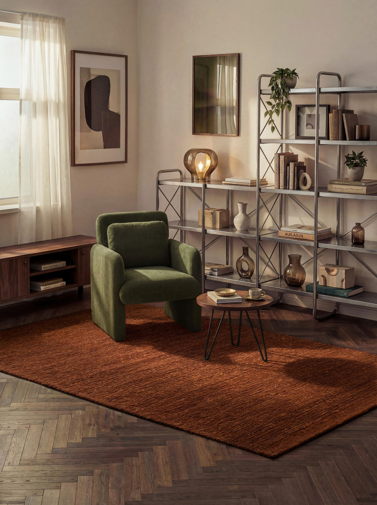 WOLLTEPPICH 200/290 cm Bexley Woolwich Rotbraun  - Rotbraun, Basics, Textil (200/290cm) - Ted Baker