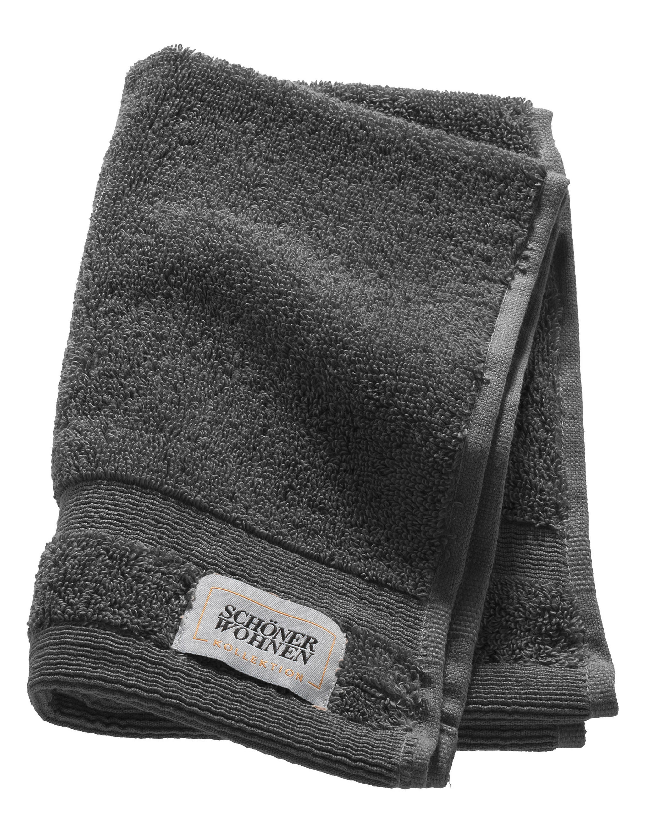 FROTTIERSET SW-Cuddly Anthrazit 5-teilig  - Anthrazit, Basics, Textil - Schöner Wohnen