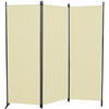 SICHTSCHUTZ - Beige/Grau, Basics, Textil/Metall (165/165/25,2cm) - Boxxx