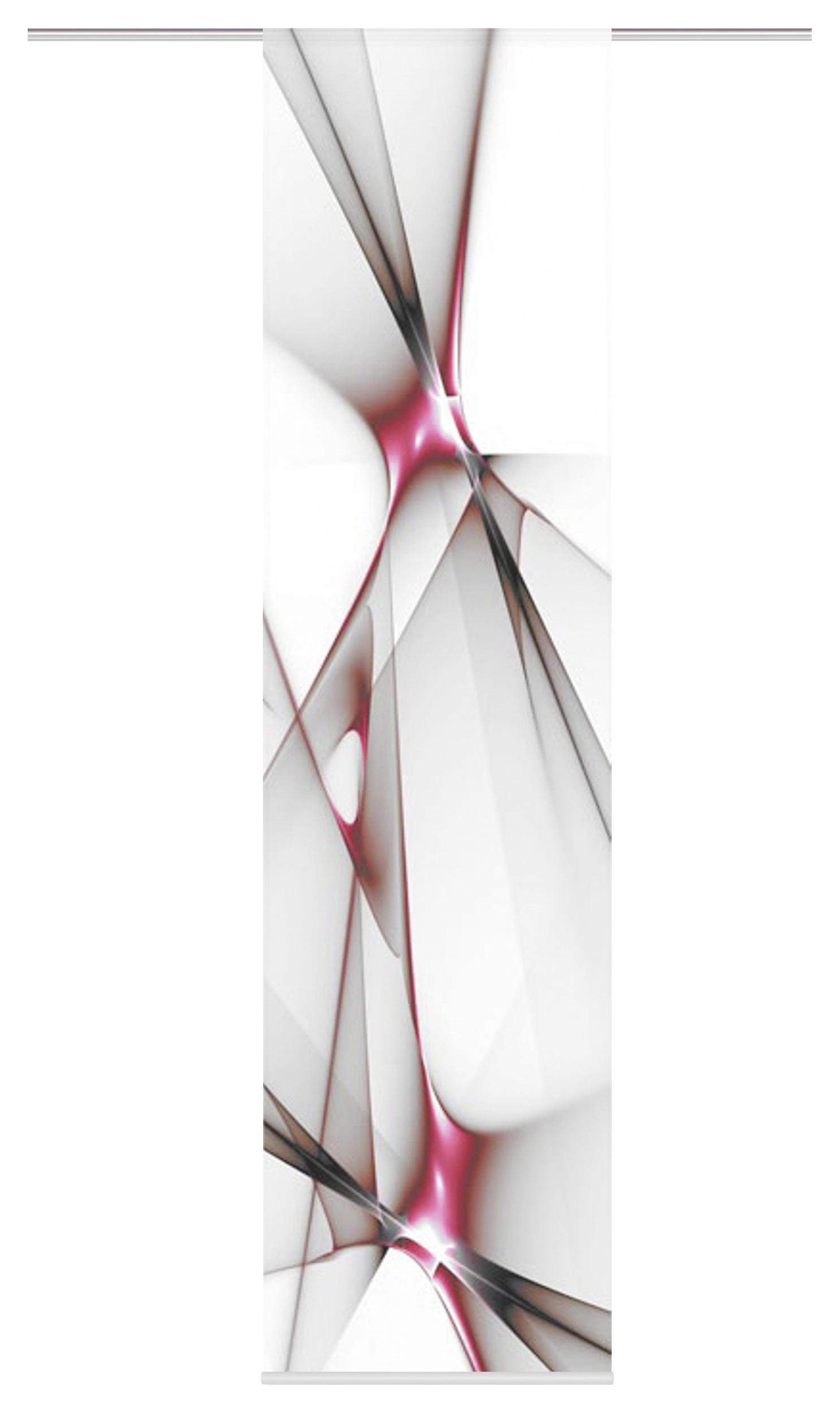 Flächenvorhang 2-Tlg. Franklin B: 60 cm, Rot, Blickdicht