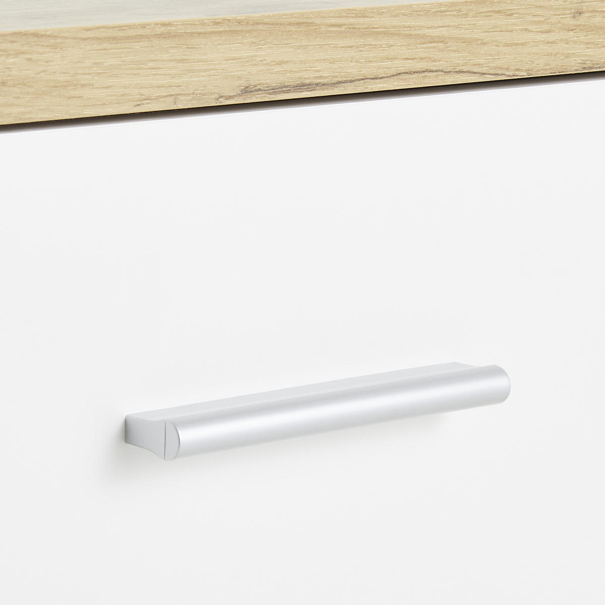 SCHREIBTISCH 120/50/75 cm  in Weiß, Eiche Wotan  - Eichefarben/Eiche Wotan, MODERN, Holzwerkstoff/Kunststoff (120/50/75cm) - Hom`in